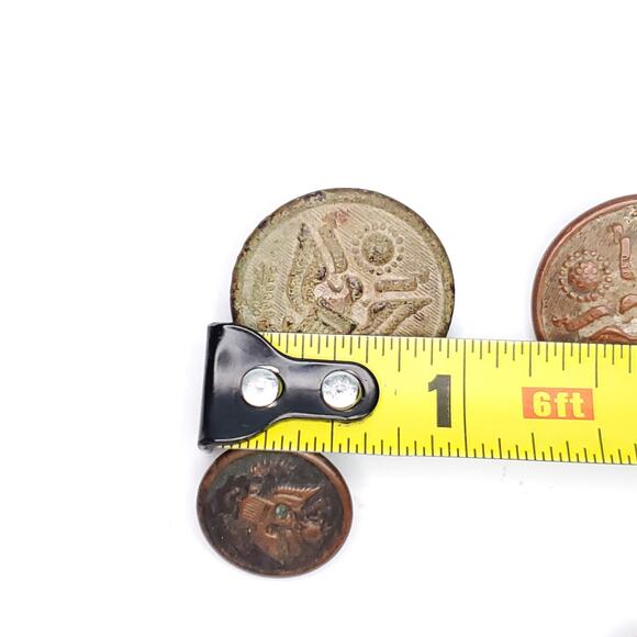 Military Brass Buttons Scoville NS Meyer NYC New Jersey Lot - Picture 4 of 8